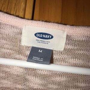 Old navy baby pink sweater